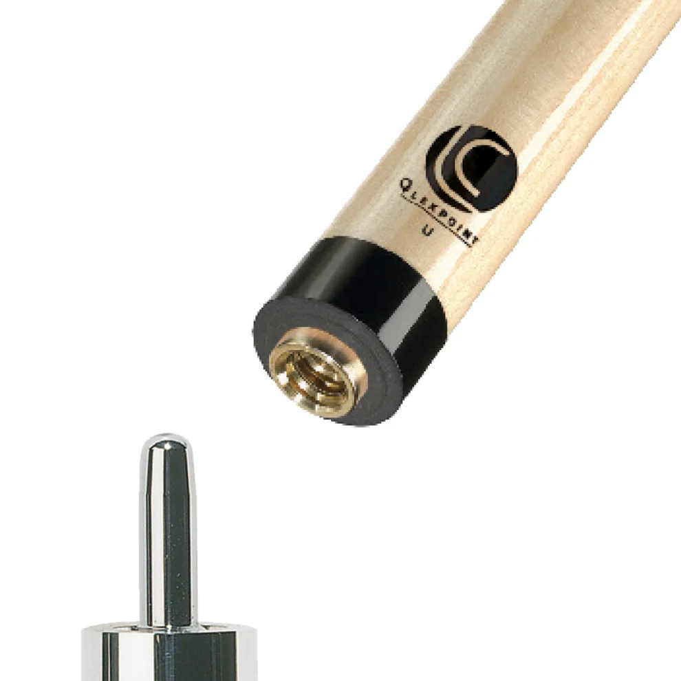 Close-up of Lucasi Custom Uni-Loc Zero Flexpoint Solid Core Shaft, ready to be assembled.