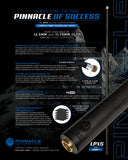 Flyer for Lucasi Pinnacle Carbon Fiber Shaft with specs and pricing.