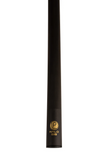 Black cylindrical object with 'HALO' logo on a white background