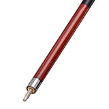 Close-up of the Lucasi Pro Series - Rengas Cue Butt showing the exposed metal joint screw.