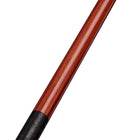 Close-up of the Lucasi Pro Series - Rengas Cue Butt with a black handle and sleek design.