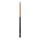 The Lucasi Pro Series cue features a Zebrawood Cue Butt and black grip, shown vertically.