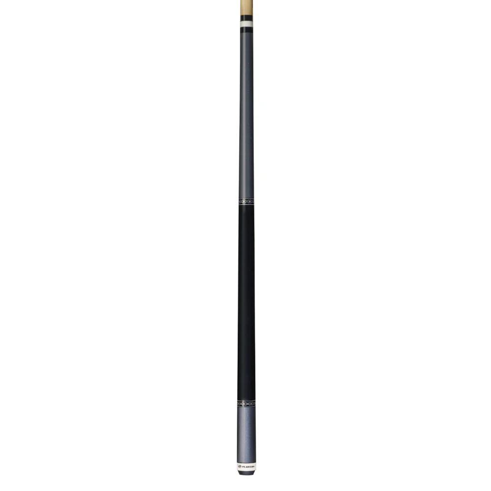 Pool cue on a white background
