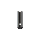 Black cue extender with a logo on a white background