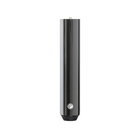 Black cue extender with a logo on a white background