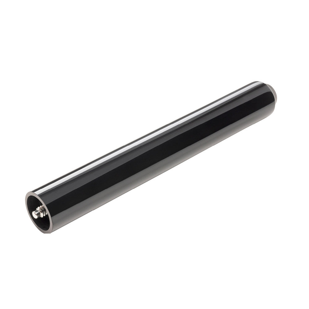 Black cue extender on a white background