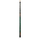 Pure X Green & Grey Stain Maple with Malachite/Thuya Burl Wrapless Cue