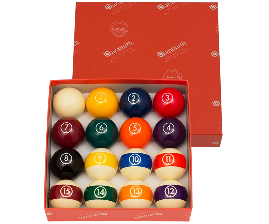 Aramith Continental Belgian Pool Ball Set