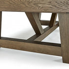 Close-up of Brunswick Billiards Botanic 8' Pool Table legs, ideal for rustic game rooms.