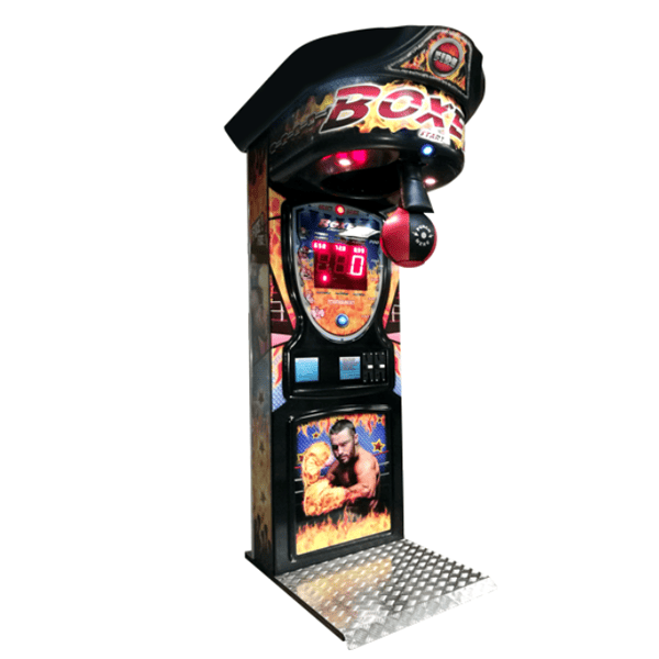 Kalkomat Boxer Fire Boxing Game with digital score display for competitive fun.