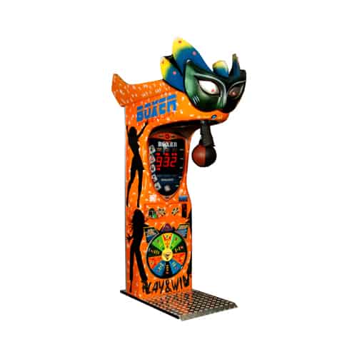 Kalkomat Boxer Mask Boxing Game by Kalkomat, with punch meter, perfect for entertainment centers.