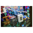 Close-up of Kalkomat Boxer Prize 2 with JBL speaker and MP3 player as prizes.