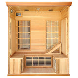 Blue Wave Cedar Elite 3-4 Person Premium Sauna w/ 9 Carbon Heaters