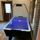 Dynamo 8' Pro Style Home Air Hockey Table with electronic scoreboard and Dyna-Blast blower.
