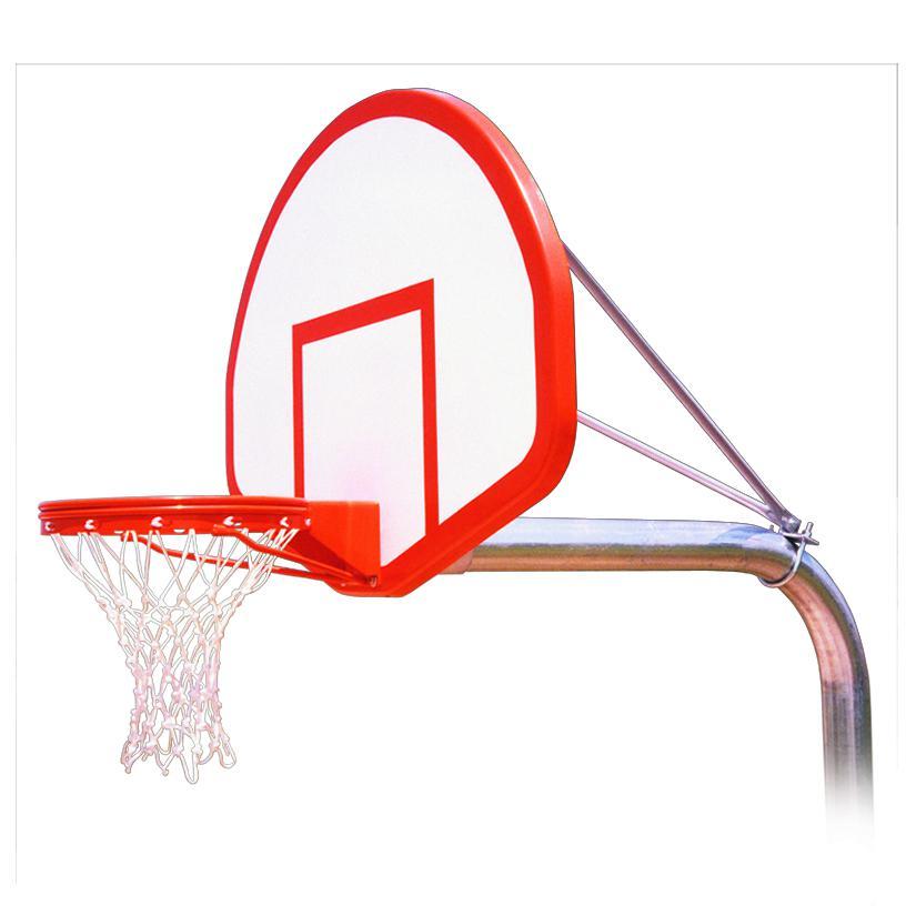 First Team RuffNeck III EXT Fixed Height Basketball Goal