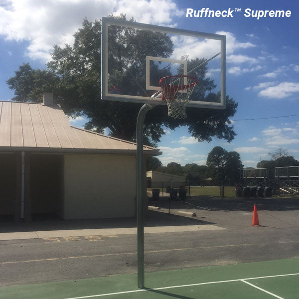 First Team RuffNeck III EXT Fixed Height Basketball Goal