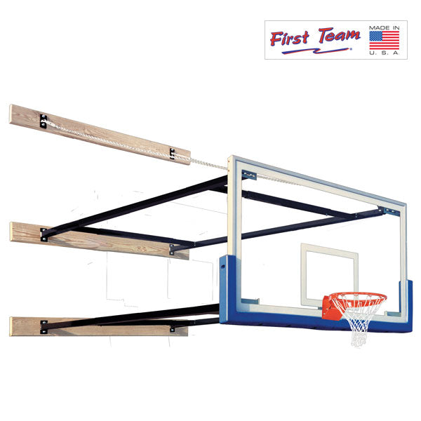 First Team SuperMount82 Pro Wall Mount Basketball Goal