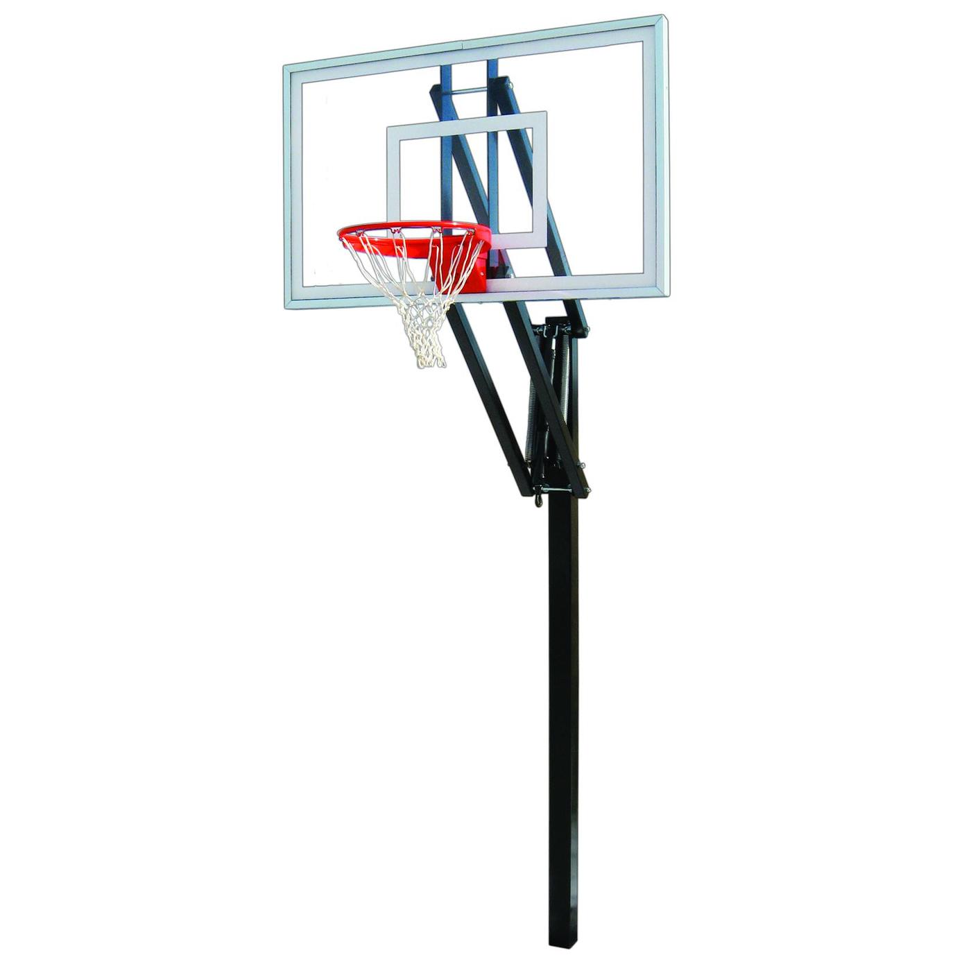 First Team Vector III In Ground Adjustable Basketball Goal
