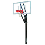 First Team Vector III In Ground Adjustable Basketball Goal