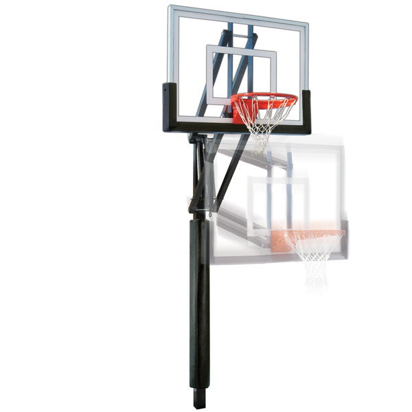 First Team Vector III In Ground Adjustable Basketball Goal