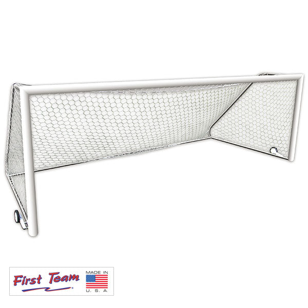 First Team World Class 40 Jr. Club-PB Round Aluminum Portable Soccer Goal