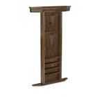 Brunswick Heritage Wall Rack by Brunswick Billiards in Nutmeg organizes clothes, inspired by billiards.
