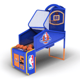 ICE NBA GameTime Basketball Arcade Game with balls and digital scoreboard for home fun.