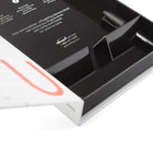 Memory book packaging with a pen and leaflet on a white background