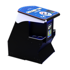 Golden Tee PGA TOUR Clubhouse arcade with blue panel, cup holders by Incredible Technologies.