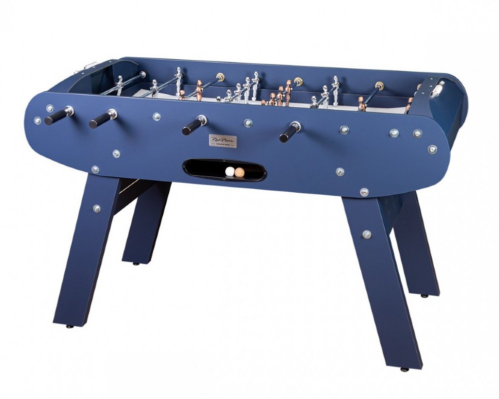 Rene Pierre Onyx Foosball Table in Marine Blue Matte