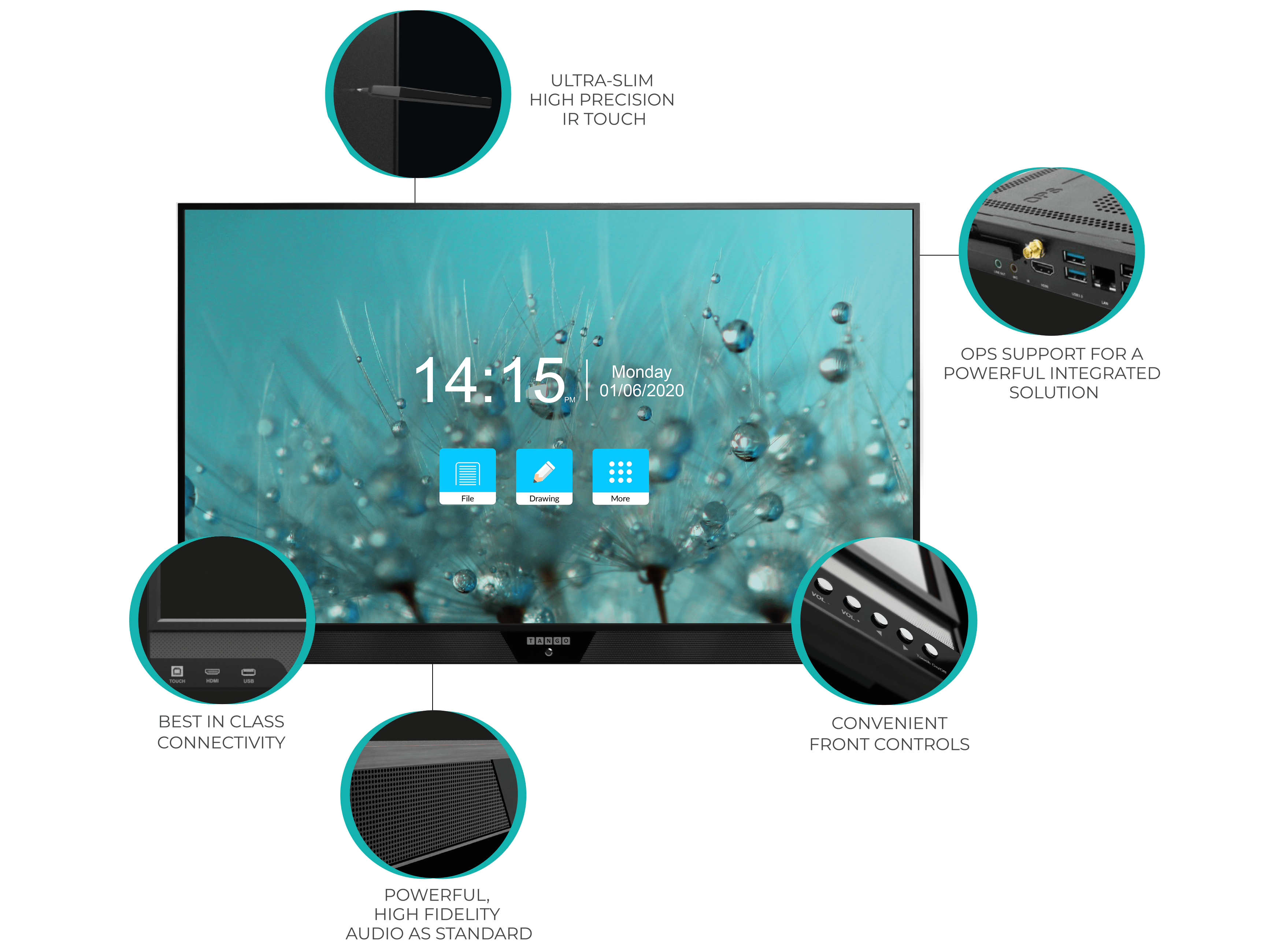 Tango Touch 65" V5 interactive Flat Panel Display