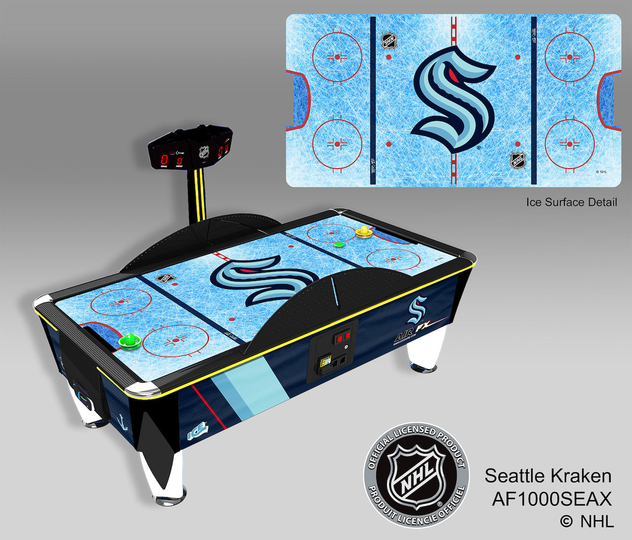 ICE NHL AIR FX Air Hockey Table (Coin) 8'