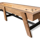 Nixon Hunter 12' Shuffleboard Table in Brushed Walnut Wood Finish