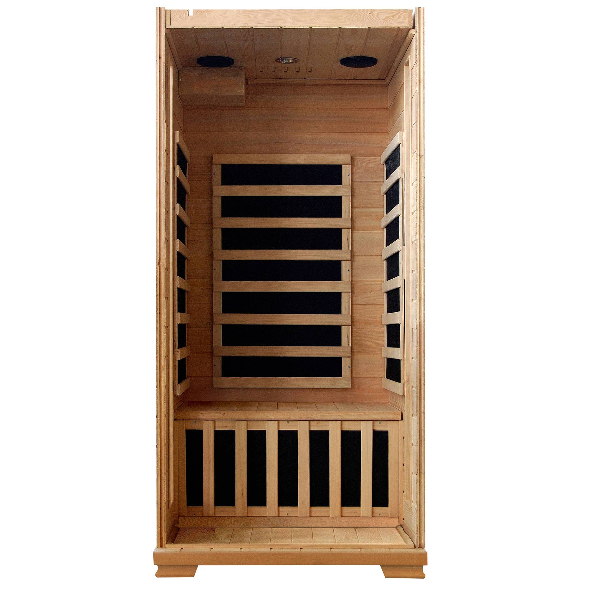 Blue Wave Buena Vista 1-2 Person Hemlock Infrared Sauna w/ 4 Carbon Heaters