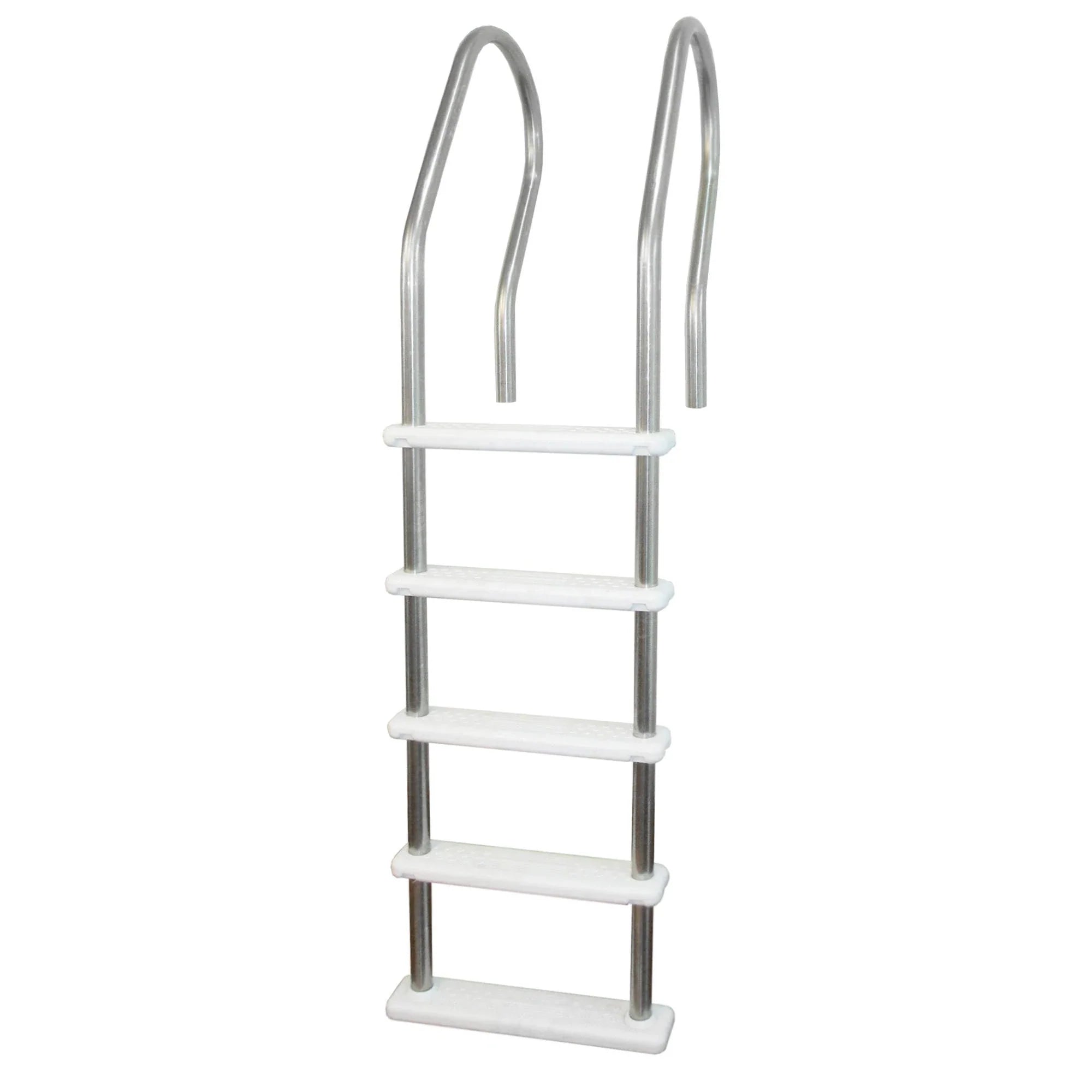 Blue Wave Stainless Steel Reverse Bend In-Pool Ladder for Above Ground Pools