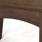 Close-up of the wooden leg and frame of the Brunswick Billiards Winfield 8' Pool Table.