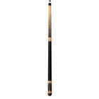 Lucasi Hybrid® LHLE8 Pool Cue with low deflection shaft, shown vertically on white.