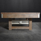 Nixon Bryant 8' Slate Pool Table in Weathered Natural Finish w/ Dining Top Option