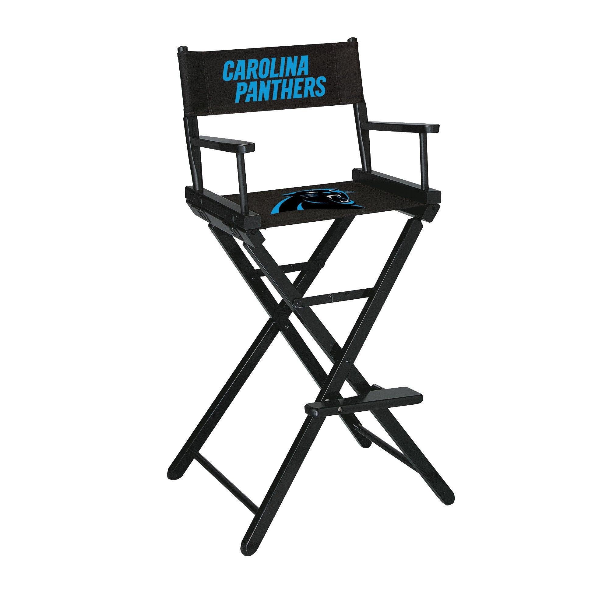 Imperial Carolina Panthers Bar Height Directors Chair