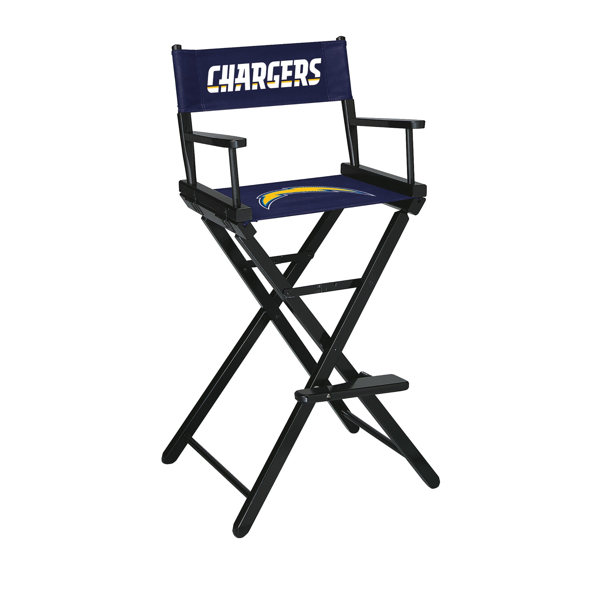 Imperial Los Angeles Chargers Bar Height Directors Chair