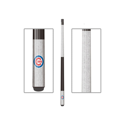 Acme Imperial Chicago Cubs Billiard Cue shown from all angles.