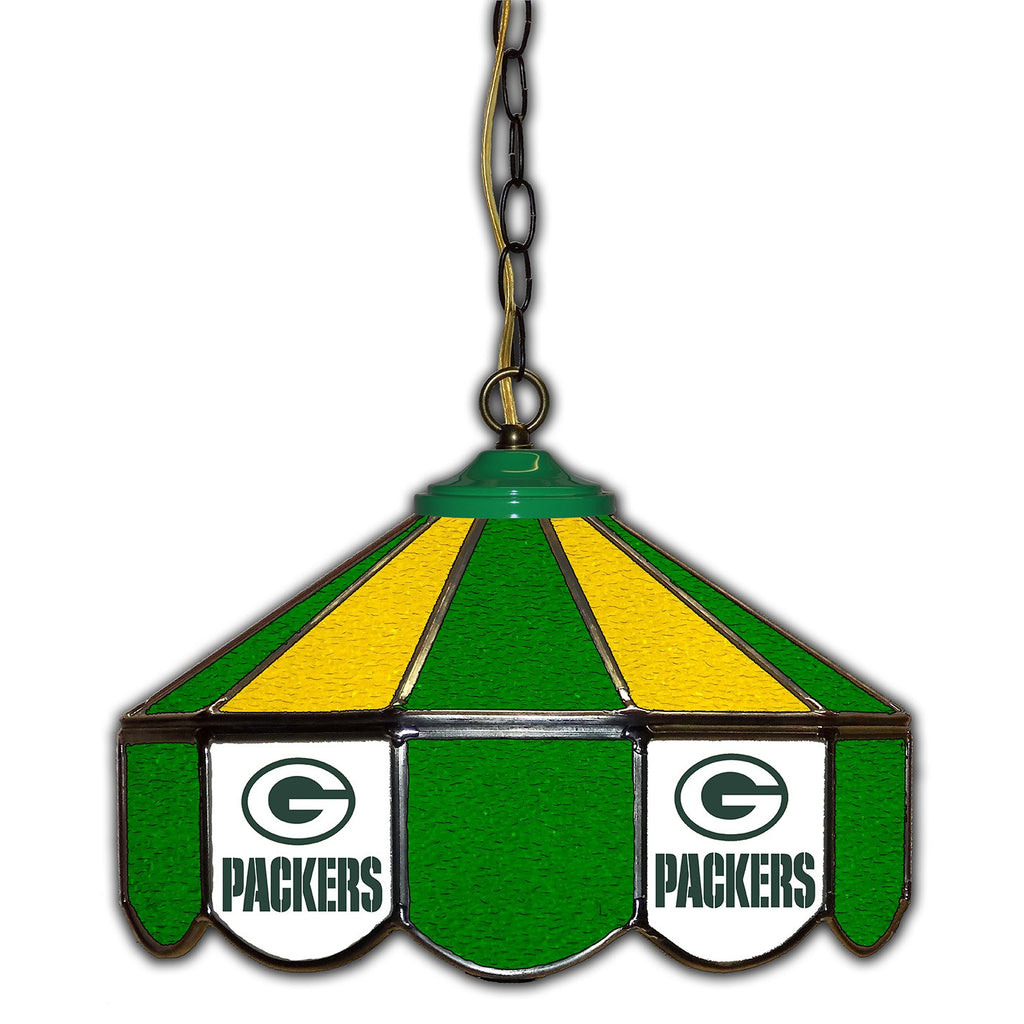 Imperial Green Bay Packers 14-in. Stained Glass Pub Light