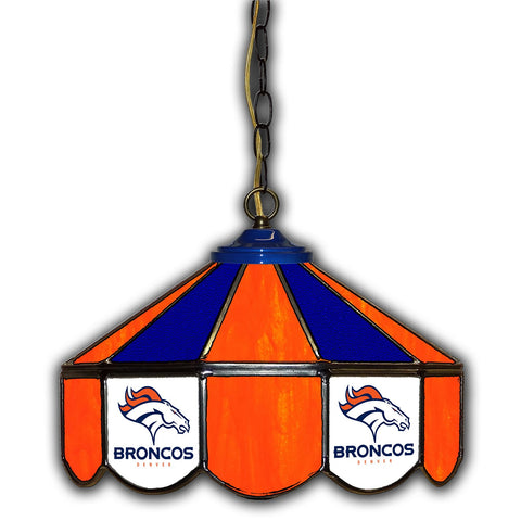 Imperial Denver Broncos 14-in. Stained Glass Pub Light