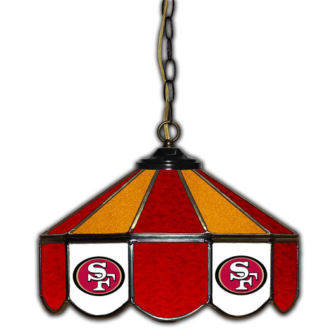 Imperial San Francisco 49ers 14-in. Stained Glass Pub Light