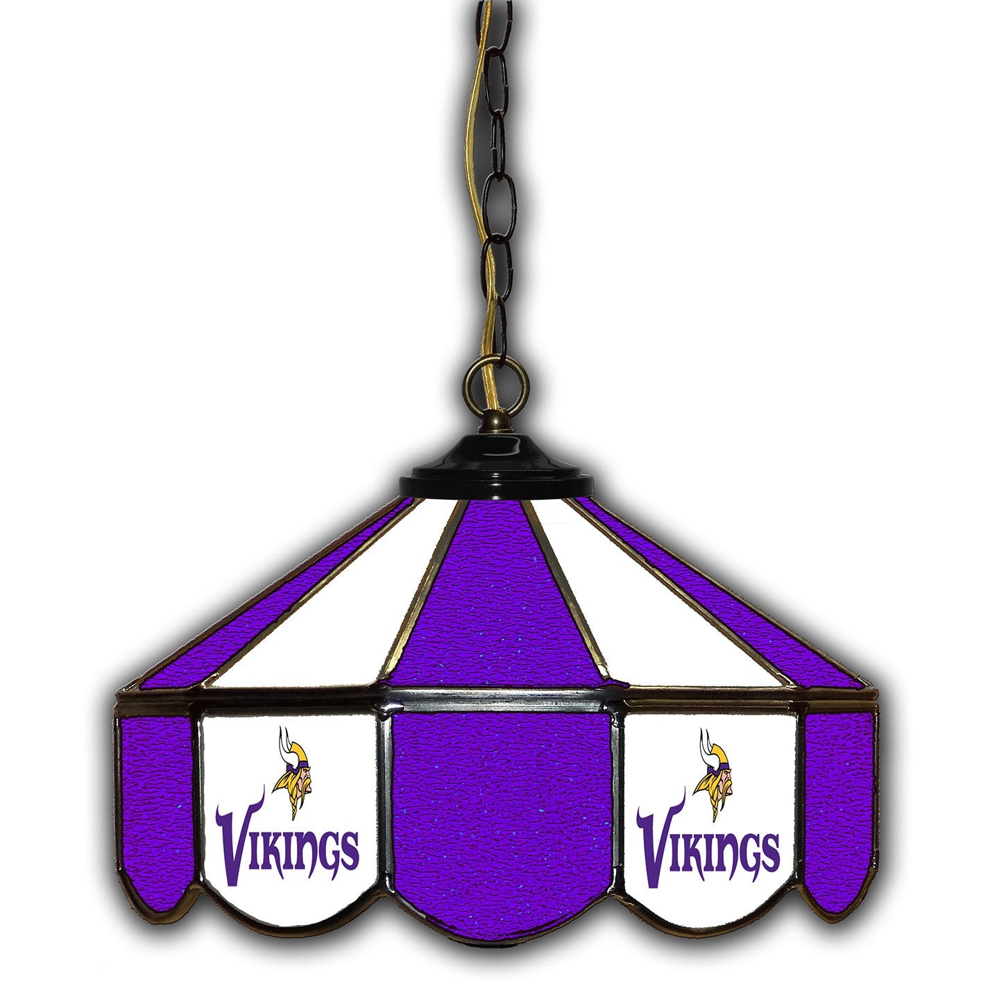 Imperial Minnesota Vikings 14-in. Stained Glass Pub Light
