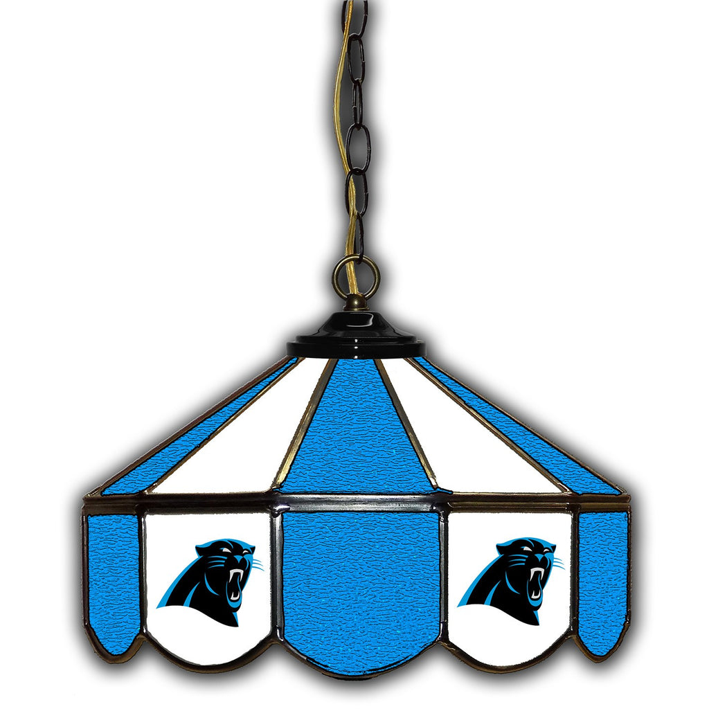 Imperial Carolina Panthers 14-in. Stained Glass Pub Light