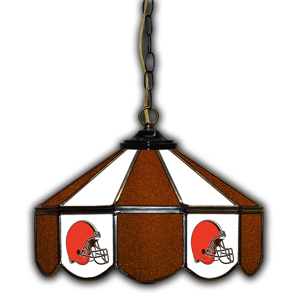 Imperial Cleveland Browns 14-in. Stained Glass Pub Light