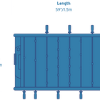 Bonzini B90 Home Competition Foosball Table in Classic Blonde