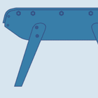 Bonzini B90 Home Competition Foosball Table in Rustic Brown