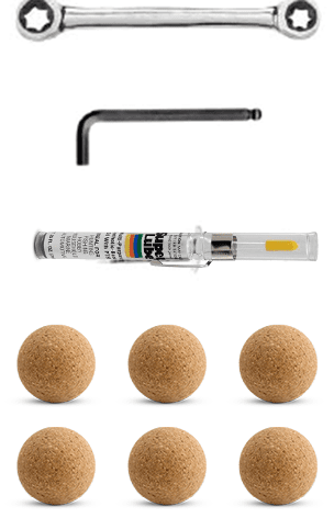 Bonzini B90 Home Competition Foosball Table in Rustic Brown